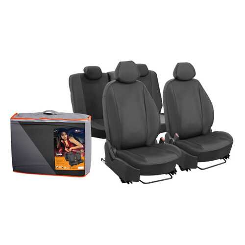 Чехлы для Hyundai Tucson Kia SportageЛима 18 1/3 экокожа перф. черн. AIRLINE ACCS-L-32 в Газпромнефть