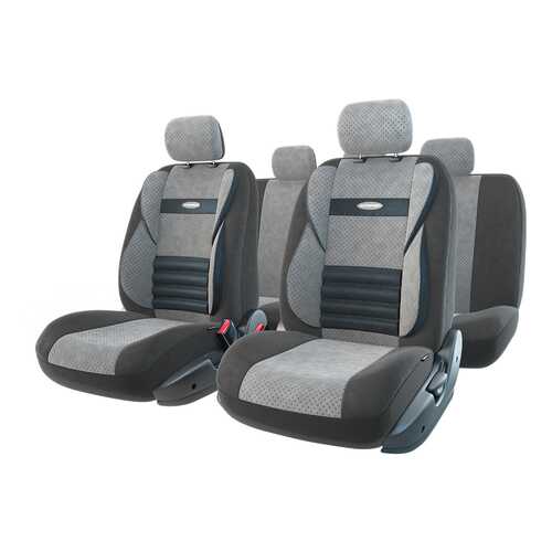 Комплект чехлов на сиденья Autoprofi Comfort Combo CMB-1105 BK/D.GY (M) в Газпромнефть