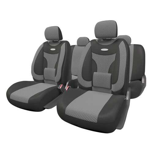 Комплект чехлов на сиденья Autoprofi Extra Comfort ECO-1105 BK/D.GY (M) в Газпромнефть