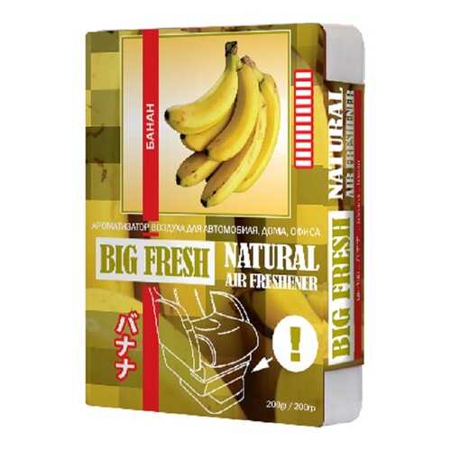 Ароматизатор воздуха BIG FRESH банан (200гр) BF15 в Газпромнефть