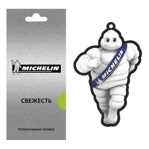 Ароматизатор воздуха MICHELIN, подвесной, картонный, 2D Premium, свежесть, 31913 в Газпромнефть