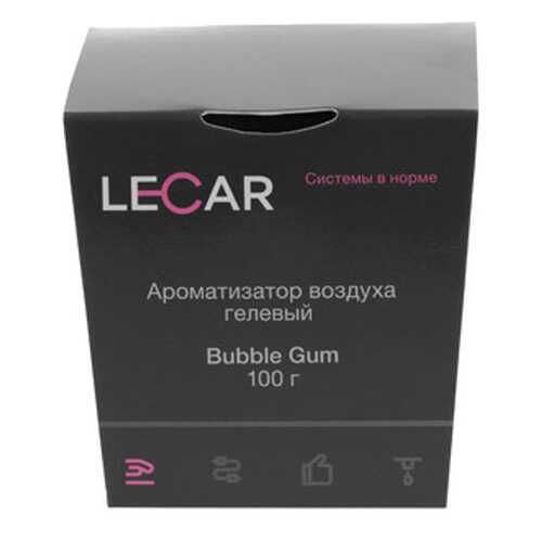 Ароматизатор возздуха LECAR гелевый Bubble Gum 100 гр. (баночка) LECAR000172412 в Газпромнефть