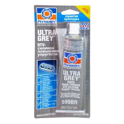 Формирователь прокладок серый PERMATEX Ultra Grey Sealant (99гр) в Газпромнефть