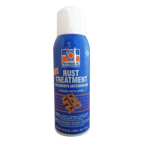 Преобразователь ржавчины в грунт PERMATEX Rust Treatment Aerosol (291гр) в Газпромнефть