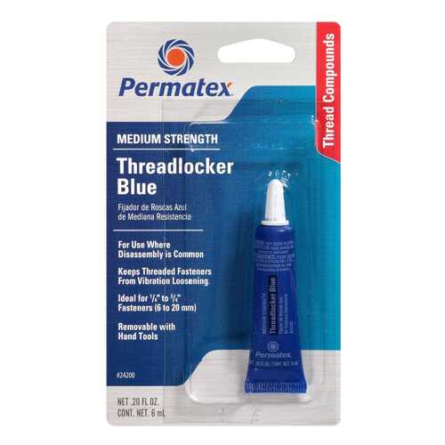 Средство для фиксации винтов Permatex Medium Strenge Threadlocker 6мл 24200 в Газпромнефть