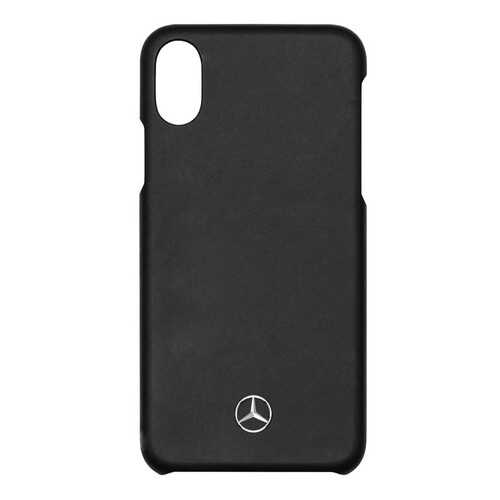Чехол для iPhone X Mercedes-Benz Logo Cover for iPhone® X, Black, артикул B66953638 в Газпромнефть