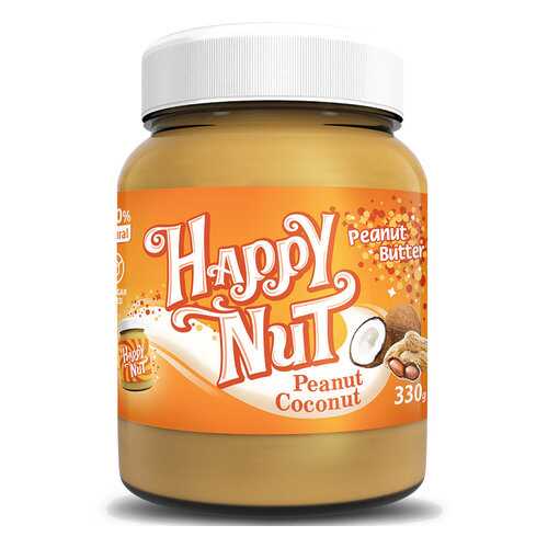 Арахисовая паста HAPPY NUT с кокосом 330 г в Газпромнефть