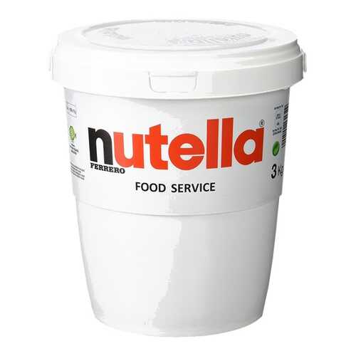 Паста шоколадная Ferrero nutella 3 кг в Газпромнефть