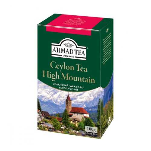 Чай Ahmad Ceylon Tea High Mountain, черный листовой, 100 гр в Газпромнефть