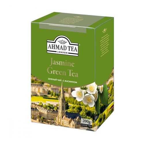Чай Ahmad Jasmine Green Tea, зеленый с жасмином, листовой, 200 гр в Газпромнефть
