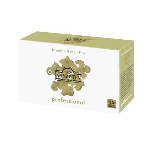 Чай Ahmad Tea Professional Зелёный чай с жасмином, листовой, в пакетах для чайников, 20х5г в Газпромнефть