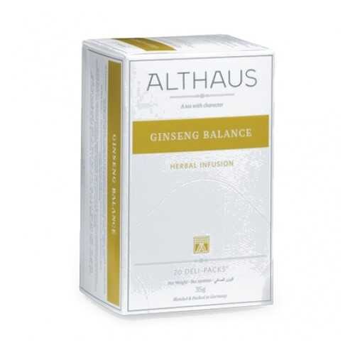 Чай Althaus Ginseng Balance Deli Pack 20*1.75 г в Газпромнефть