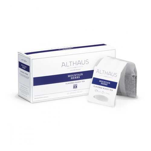 Чай Althaus Mountain Herbs, чёрный с добавками, 20 пакетиков в Газпромнефть