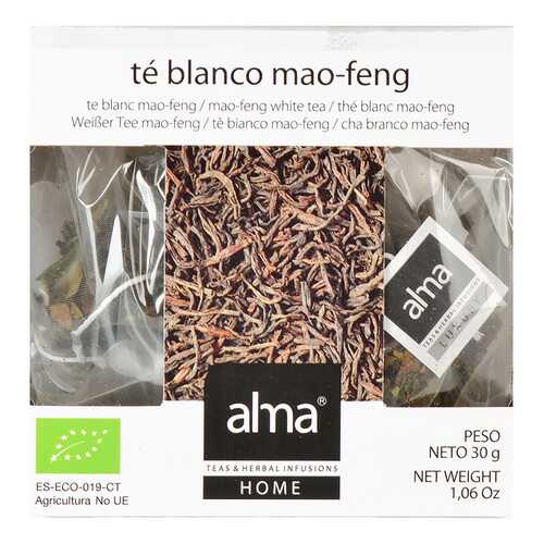 Чай белый Alma Home Organic Маофэн 15*2 г в Газпромнефть