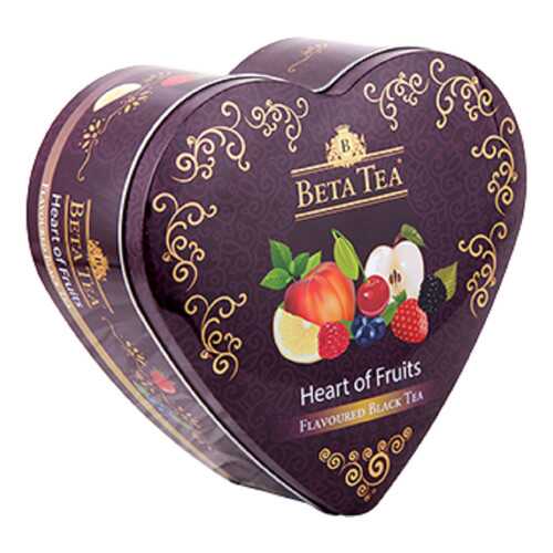 Чай Beta Tea фруктовое сердце в музыкальной шкатулке черный ассорти 40 пакетиков в Газпромнефть