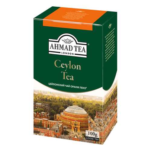 Чай черный Ahmad tea ceylon tea оранж пеко 100 г в Газпромнефть