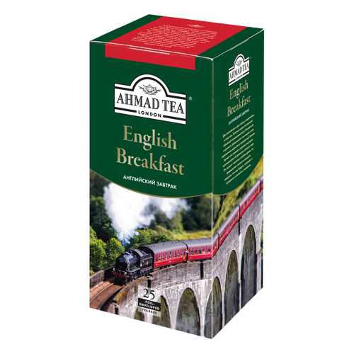 Чай черный Ahmad Tea english breakfast 25 пакетиков в Газпромнефть