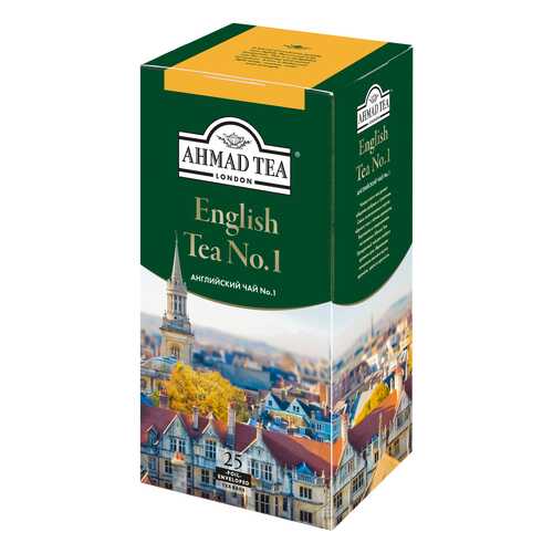 Чай черный Ahmad Tea english tea №1 с бергамотом 25 пакетиков в Газпромнефть