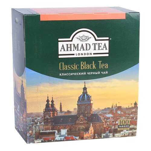 Чай черный Ahmad Tea классический листовой мелкий 100 пакетиков в Газпромнефть