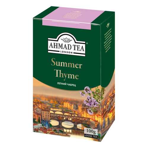 Чай черный Ahmad Tea summer thyme 100 г в Газпромнефть