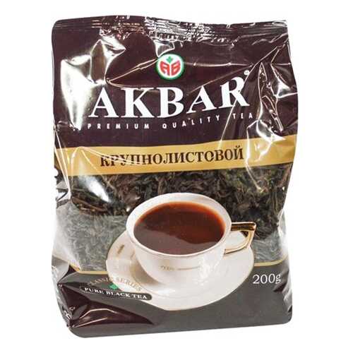 Чай черный Akbar байховый крупнолистовой классическая серия 200 г в Газпромнефть