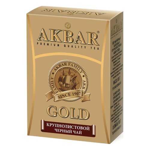Чай черный Akbar gold крупнолистовой 100 г в Газпромнефть