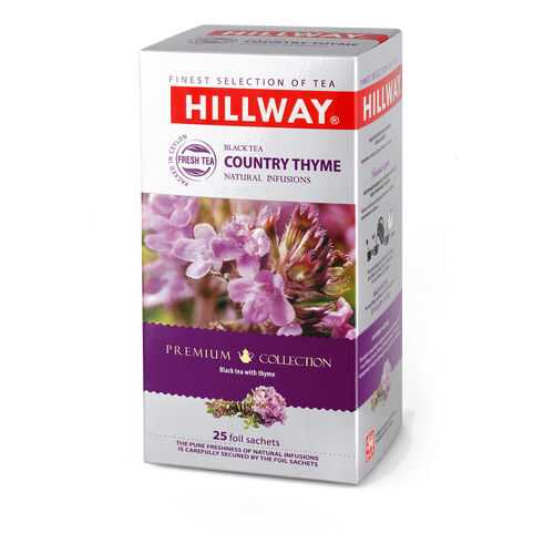 Чай черный байховый HILLWAY Луговой Чабрец, 25 пак. в Газпромнефть