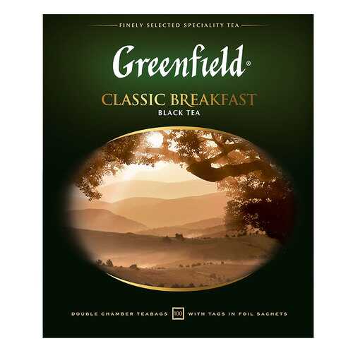 Чай черный Greenfield Classic Breakfast 100 пакетиков в Газпромнефть