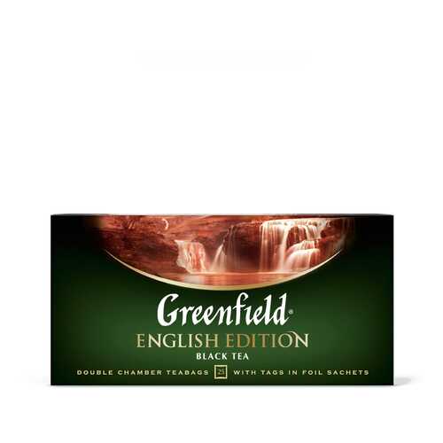 Чай черный Greenfield English Edition 25 пакетиков в Газпромнефть