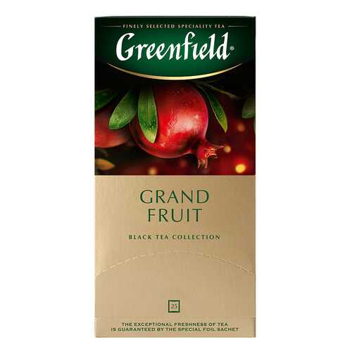 Чай черный Greenfield Grand Fruit 25 пакетиков в Газпромнефть