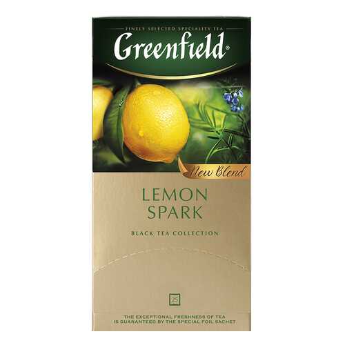 Чай черный Greenfield Lemon Spark 25 пакетиков в Газпромнефть