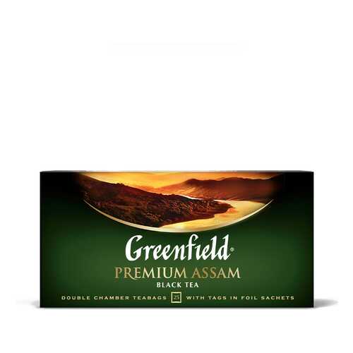 Чай черный Greenfield Premium Assam 25 пакетиков в Газпромнефть