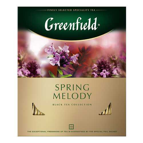 Чай черный Greenfield Spring Melody 100 пакетиков в Газпромнефть