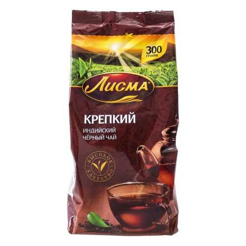 Чай черный Лисма индийский крепкий 300 г в Газпромнефть