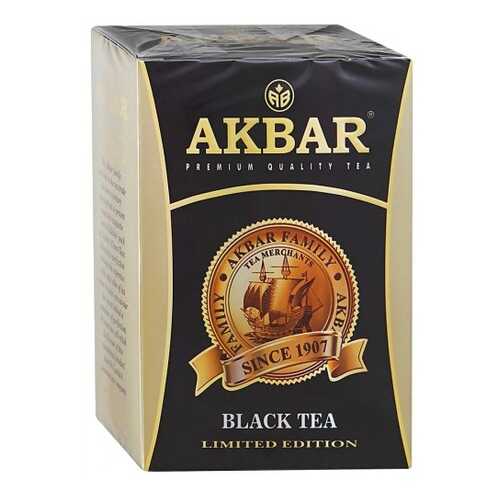 Чай черный листовой Akbar limited edition с медалью 200 г в Газпромнефть