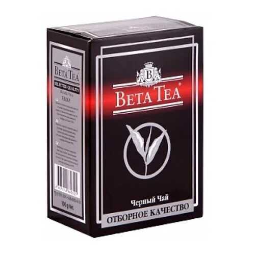Чай черный листовой Beta Tea отборное качество 100 г в Газпромнефть