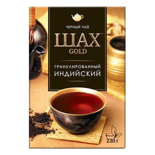 Чай черный листовой гранулированный Шах Gold Индийский 230 г в Газпромнефть