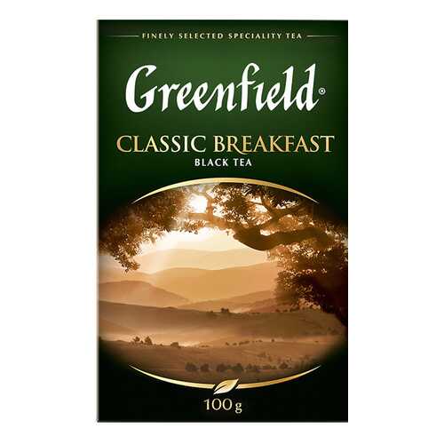 Чай черный листовой Greenfield Classic Breakfast 100 г в Газпромнефть