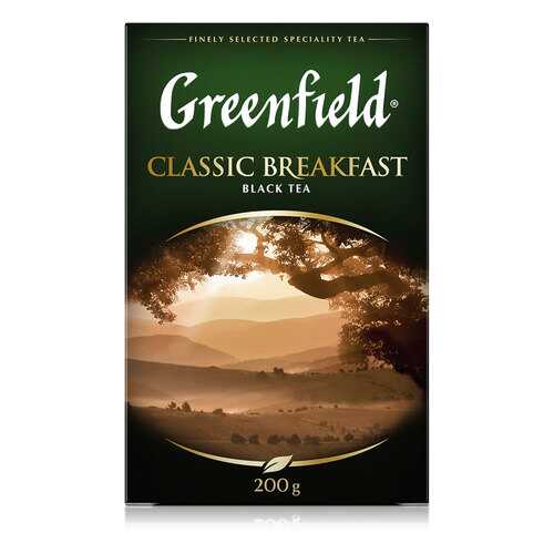 Чай черный листовой Greenfield Classic Breakfast 200 г в Газпромнефть