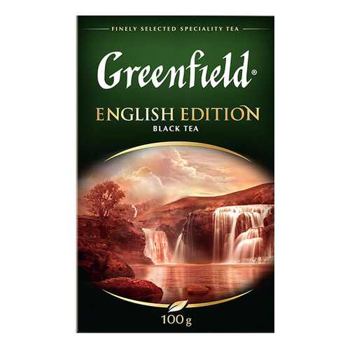 Чай черный листовой Greenfield English Edition 100 г в Газпромнефть