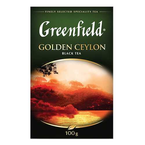 Чай черный листовой Greenfield Golden Ceylon 100 г в Газпромнефть