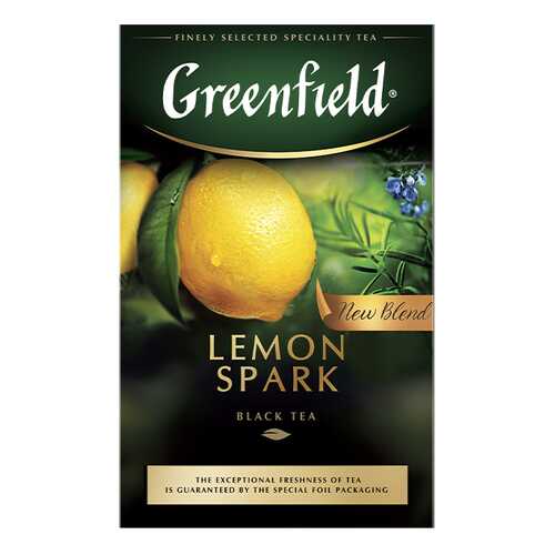 Чай черный листовой Greenfield Lemon Spark 100 г в Газпромнефть