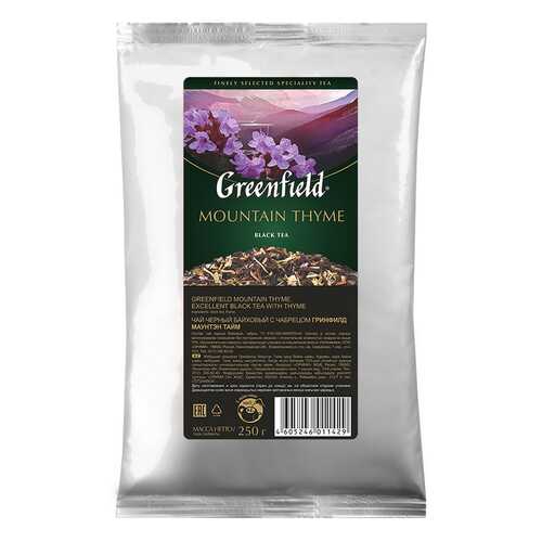Чай черный листовой Greenfield Mountain Thyme 250 г в Газпромнефть