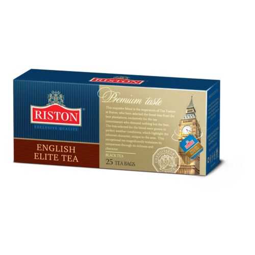 Чай черный Riston english elite tea 25 пакетиков в Газпромнефть