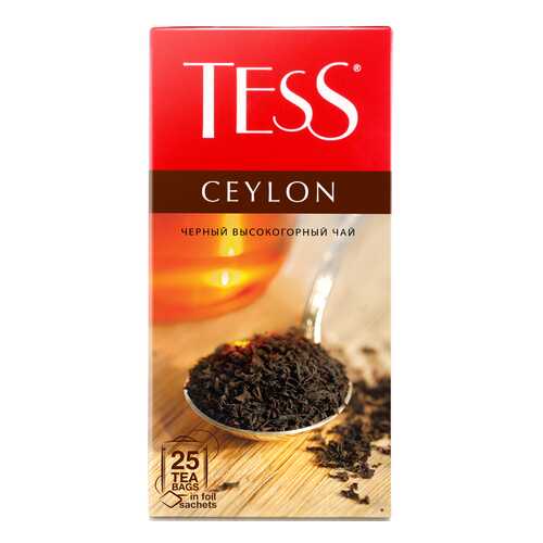 Чай черный Tess Ceylon 25 пакетиков в Газпромнефть