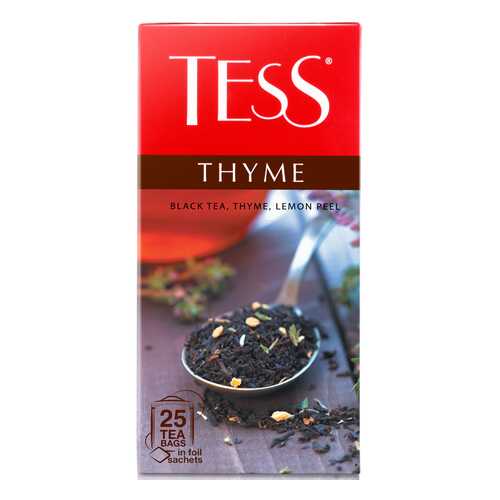 Чай черный Tess Thyme 25 пакетиков в Газпромнефть