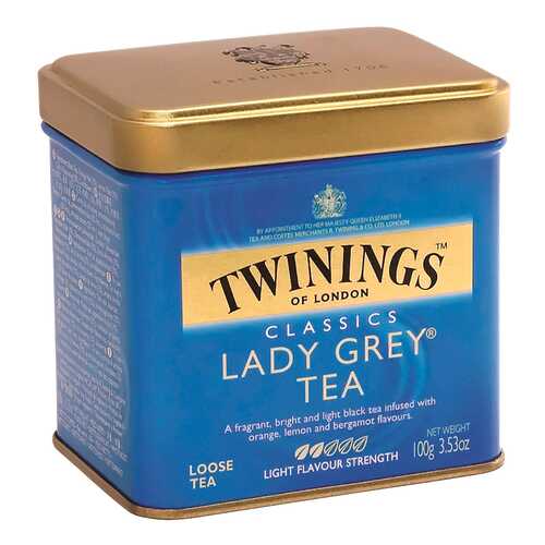Чай черный Twinings чай леди грей с ароматом цитрусовых байховый среднелистовой 100 г в Газпромнефть
