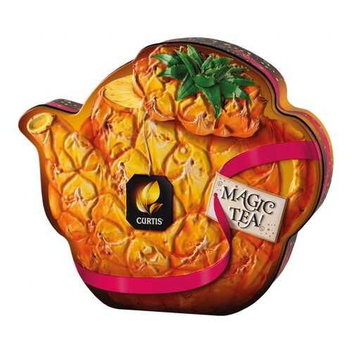 Чай Curtis Drink Me! Pineapple Teapot зеленый листовой с добавками 70 г в Газпромнефть