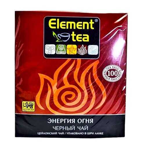 Чай Элемент черный 100 пакетов в Газпромнефть