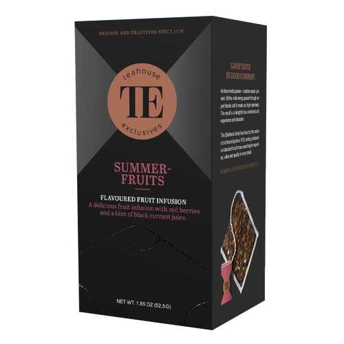 Чай фруктовый Teahouse Exclusives Summerfruits 20 пакетиков в Газпромнефть